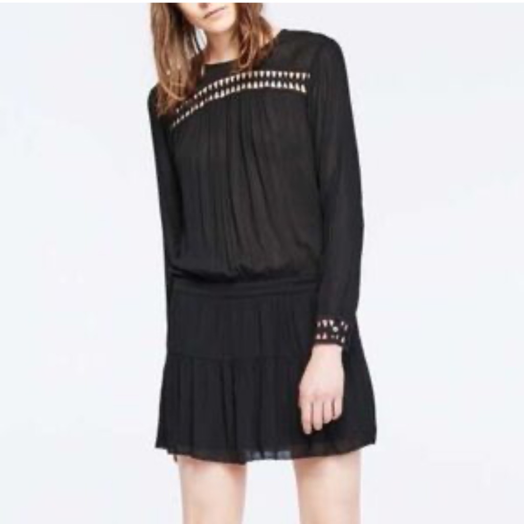 Ba&Sh Beautiful Black Short Dress With Cutout On Top & Beautiful Back From Saks